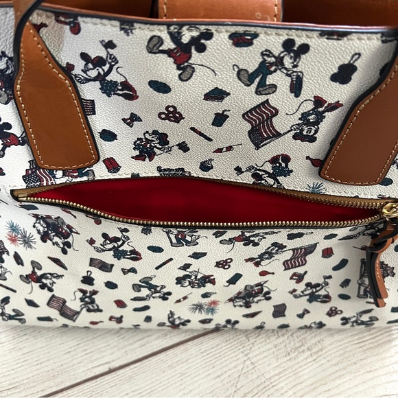 Dooney & Bourke Disney Mickey & Minnie Americana 20 Tote Bag - Picture 9 of 16